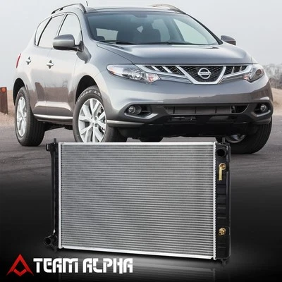 Compatível com 2009-2016 Nissan Murano/Quest radiador de substituição de fábrica de alumínio 13039 - Imagem 1 de 4
