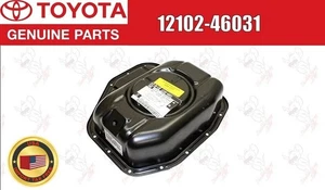 Carmidero trasero inferior del cárter de aceite original Toyota MK4 Supra JZA80 2JZ-GTE 12102-46031 FABRICANTE DE EQUIPOS ORIGINALES - Imagen 1 de 13