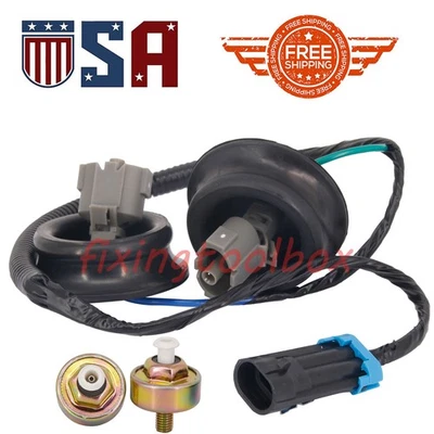 Fits Chevrolet Express 1500 Pontiac GTO Knock Sensor W/Harness Pair Kit 10456603 Foto 1 de 4