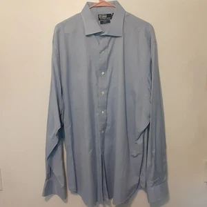 Polo Ralph Lauren Regent Men's 2XL Blue Classic Fit Long Sleeve Button Up Shirt - Picture 1 of 8