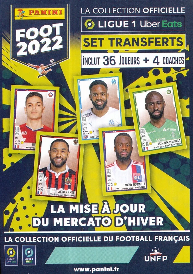 A CHOISIR TO CHOOSE YOURS STICKERS PANINI FOOT 2022 MERCATO MISE A JOUR UPDATE - Photo 1/1