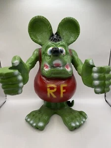 RAT FINK ALUMINIUMGUSS Statue Mobil Texaco Golf Gas & Öl Garage Hot Rod. Schön - Bild 1 von 8