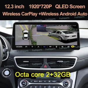 12.3" Android 13 for HYUNDAI TUCSON IX35 2019~21 Car Stereo Radio GPS NAVI WIFI - Bild 1 von 9