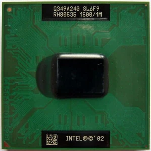 CPU INTEL PENTIUM M 705 PROCESSORE  SL6F9  SOCKET  mPGA478C  1.5 GHZ 1MB / 400 - Foto 1 di 1