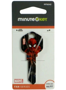 Marvel Comics Spider-Man Door Key Kwikset KW1/10 Fan Series 66/97 Minute Key New - Picture 1 of 2