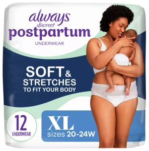 Maxi pad intimo postpartum sempre discreto - XL - 12 ct - Foto 1 di 2