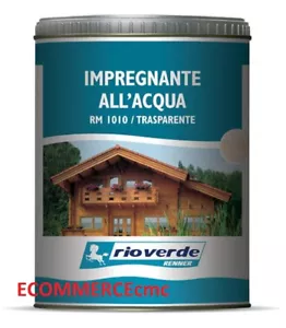 Impregnante classico per legno all'acqua lt.0,75/2,5 RENNER ITALIA! Tutti colori - Foto 1 di 1