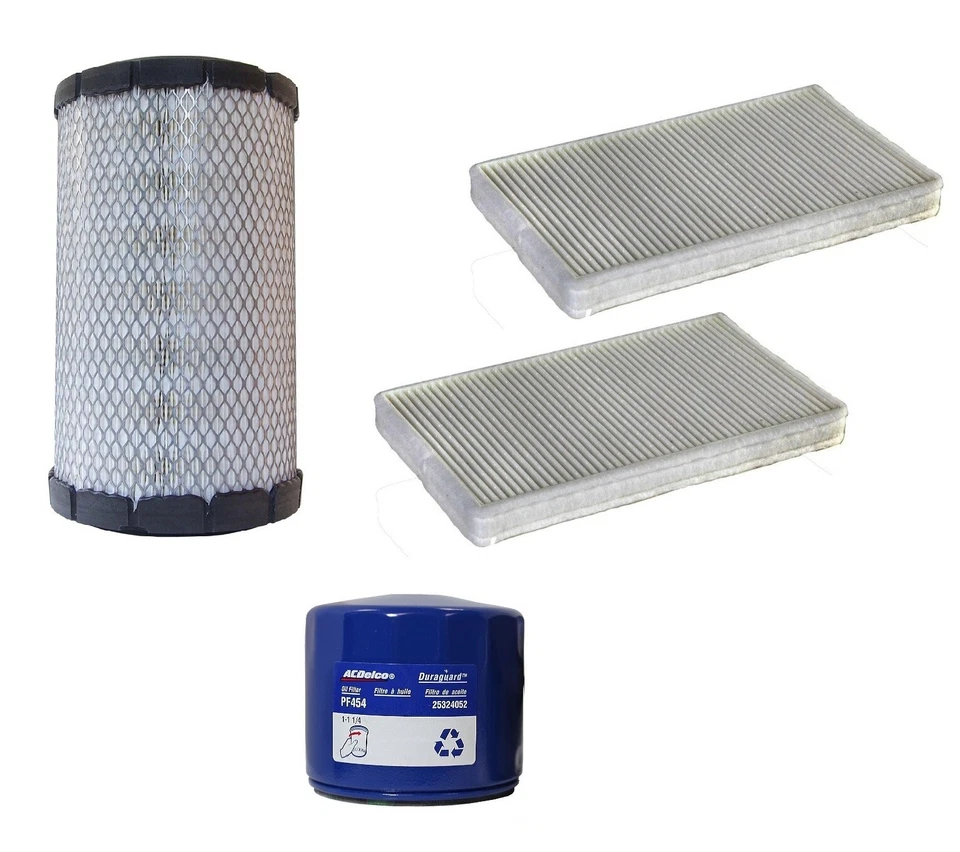 Kit de servicio de filtro de cabina de papel de aire de aceite de motor ACDelco Pro para GMC C3500HD 8,1 V8 Foto 1 de 1