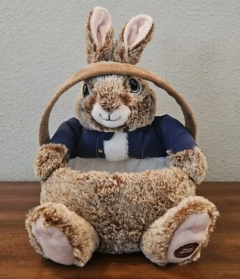 Dan Dee Peter Rabbit Easter Basket Plush Brown Bunny Stuffed Animal 2020 - Image 1 of 4