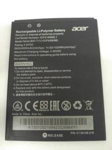 NEW ICP416888L1 Original Akku Battery For Acer BAT-T11 1ICP4/68/88 3900mAh 3.8V - Picture 1 of 1