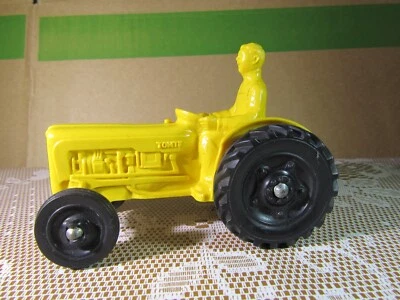 972X Vintage 1965 Tomte Lardal 19 Norway Fordson Tractor Farming Yellow 1:20 - Image 1 of 4
