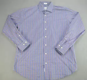 Peter Millar Shirt Men's Large Multi Color Crown Finish Dress Button Up - Picture 1 of 7