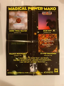 MAGICAL POWER MAKO original poster 22”x17” atavistic - Picture 1 of 1