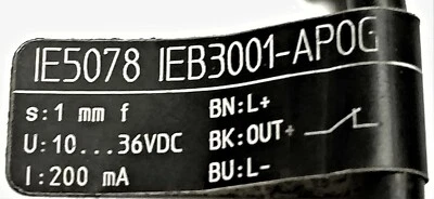 IFM Efector / IFM EfectorIEB3001-APOG-IE5078 Proximity Sensor - Image 1 of 4