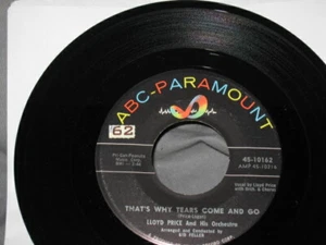 Soul 45 Lloyd Price - (You Better) Know What You'Re Doin' / That'S Why Tears C 4 - Picture 1 of 2