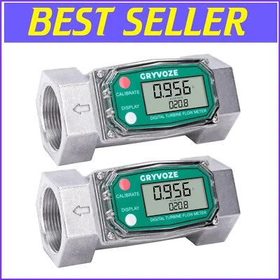 Smart 1.5" Digital Flow Meter for Water, Diesel, and Gas - Energy-Saving Design - Image 1 of 4