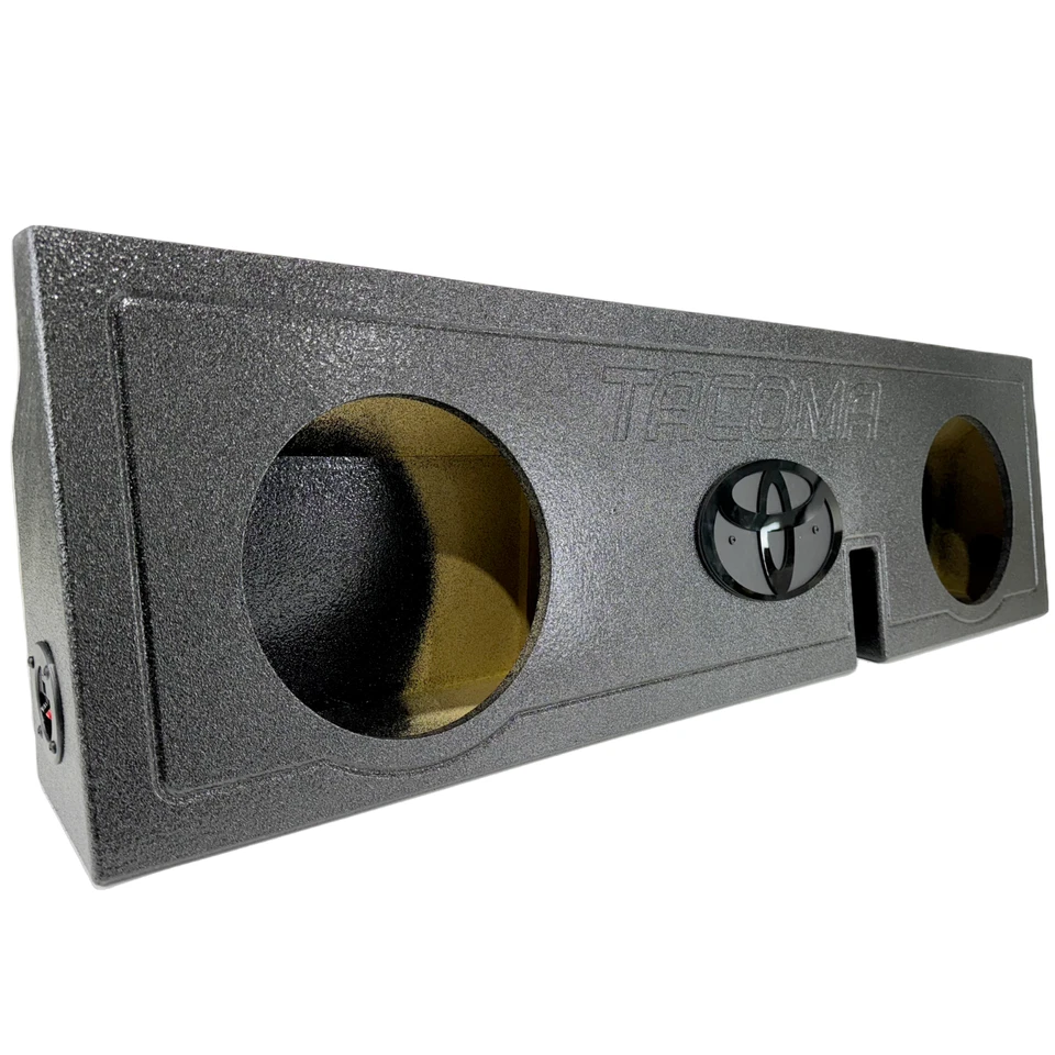 MEGABASS Toyota Tacoma 05-22 Crew Cab Subwoofer Box Enclosure 2x10” Woofers Sealed