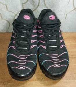 Nike Air Max Plus Miami Vice Black Blue Fury Fuchsia Pink CI2368-001 Mens 9.5 - Picture 1 of 9