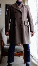 Aquscutum Double Breasted wool Overcoat