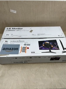 LG 27MP60G 27" Full HD IPS Display Gaming Monitor FreeSync 75Hz 1ms VGA HDMI - Picture 1 of 7