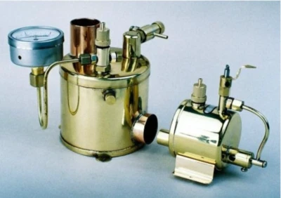 SAITO Works Boiler Burner BT-1 FOR STEAM ENGINE Model Japan Gold Color Steamship - Image 1 of 2