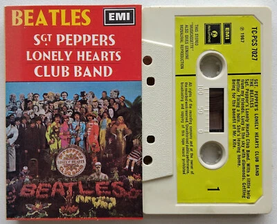 THE BEATLES - SGT. PEPPER'S LONELY HEARTS (TCPCS7027) EARLY 70s UK CASSETTE 2/2 - Image 1 of 4