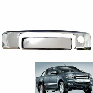 Fit Ford Ranger T6 2016-2017 CHROME COVER REAR TAIL GATE ACCENT TRIMTrunk Strip - Picture 1 of 4