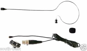 Detachable Single ear Head Headset Face Microphone For Shure Wireless MiC Black - Picture 1 of 6