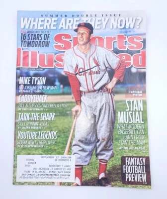 August 2 2010 Stan Musial St. Louis Cardinals Baseball Sports Illustrated HOF VG - Image 1 of 2