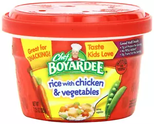 Chef Boyardee Rice with Chicken and Vegetables, Microwave Food, 7.5 OZ Microwave - Picture 1 of 3
