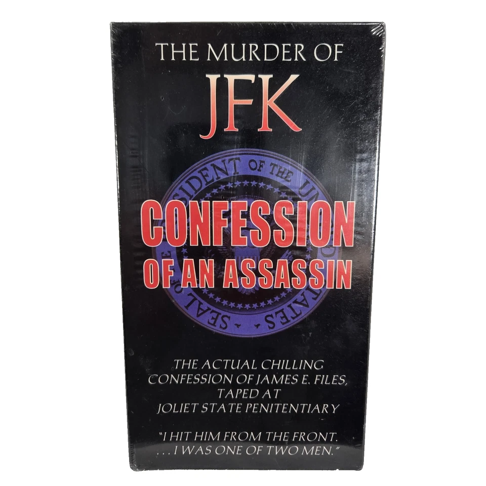 JFK Confession of an Assassin VHS 1996 Documentary Conspiracy Theory Mafia Crime Foto 1 de 4