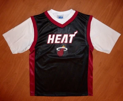 NBA Miami Heat #6 James Juvenil Niños 2XL (18 años) Camiseta Única Algodón Mangas Cuello Foto 1 de 4