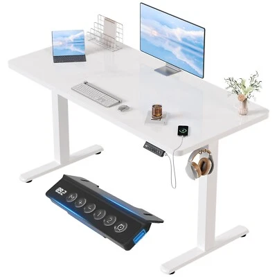 Gunji Höhenverstellbarer Schreibtisch Elektrischer mit Tischplatte mit Memory - Bild 1 von 4