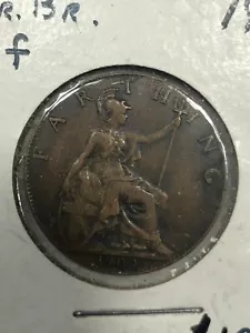 1919 Great Britain One Penny Foreign Coin #0881 - Picture 1 of 2