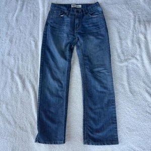 Levi's 514 Youth Boy Blue Jeans Size 16R (28x28) Straight Leg Denim - Picture 1 of 9