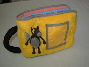 Livre peluche "Loup" éditions Auzou jeu d'éveil / activité 1er âge PDOU046 - Imagen 1 de 5