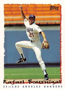 Rafael Bournigal 1995 Topps 628  Los Angeles Dodgers