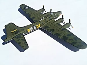 Corgi Boeing B17F Flying Fortress USAAF 91st BG,324th BS, "Memphis Belle" 1:300 - Picture 1 of 12