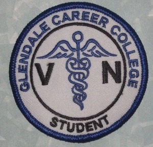 Parche de estudiante Glendale Career College VN - California 3" x 3" - Imagen 1 de 1