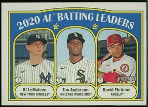 2021 Topps Heritage Base #86 DJ LeMahieu/Tim Anderson/David Fletcher