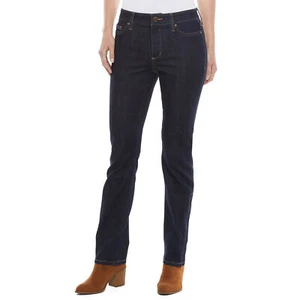 St. John's Bay Adaptive Mid Rise Straight Leg Jean Women's Sz 10 NWT MSRP$48 - Picture 1 of 5