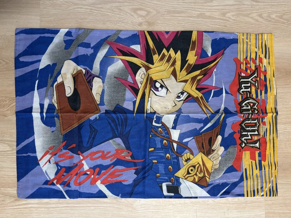 Yu-Gi-Oh! de colección Juego de sábanas Kazuki Takahashi 1996 tamaño doble Foto 1 de 4