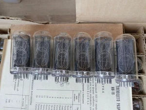 NEW USSR IN-18 Nixie Tube 100% tested. New Lot 1 pcs same date Soviet tube NOS - Picture 1 of 21