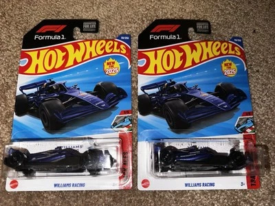 Hot Wheels 2025 Williams Racing F1 LOT OF 2 (Fast Shipping) - Image 1 of 2