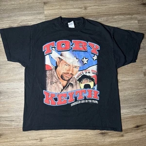 Vintage Toby Keith Erwachsene Large Kurzarm Shirt Tour Band Country - Bild 1 von 9