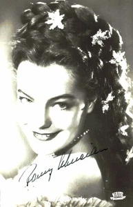 Romy Schneider Original Unterschrift auf Karte n 189 f - Picture 1 of 2