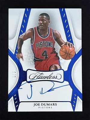 8/8 ≈1/1 ! 2024-25 帕尼尼完美无瑕乔·杜马蓝宝石亲笔签名签名 #FA-JDP — 第 1/2 张图片