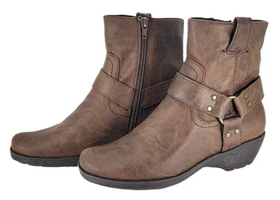 Aerosoles Vegano Para Mujer 6M COMBO MARRÓN DESTINO Arnés Botín Motociclista Foto 1 de 4