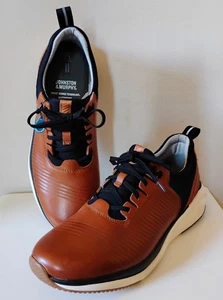 NWOB Johnson & Murphy XC4 TR1-Luxe Hybrid Brown Leather Waterproof Shoes 8 1/2 M - Picture 1 of 20