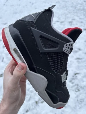 Size 9 - Jordan 4 Retro OG Bred 2019 308497-060 - Image 1 of 4